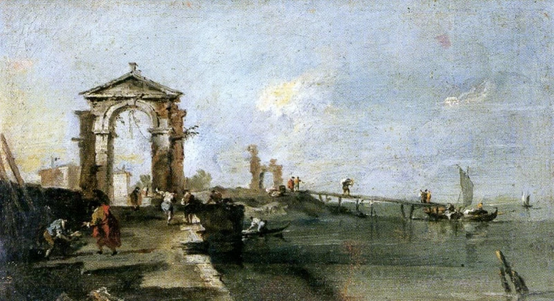 Capriccio con arco - Uffizi, Firenze